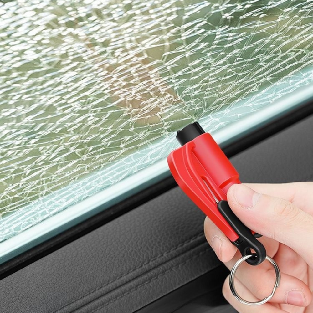 LifeKey™ Safety Tool – Instant Window Breaker & Seat-Belt Cutter