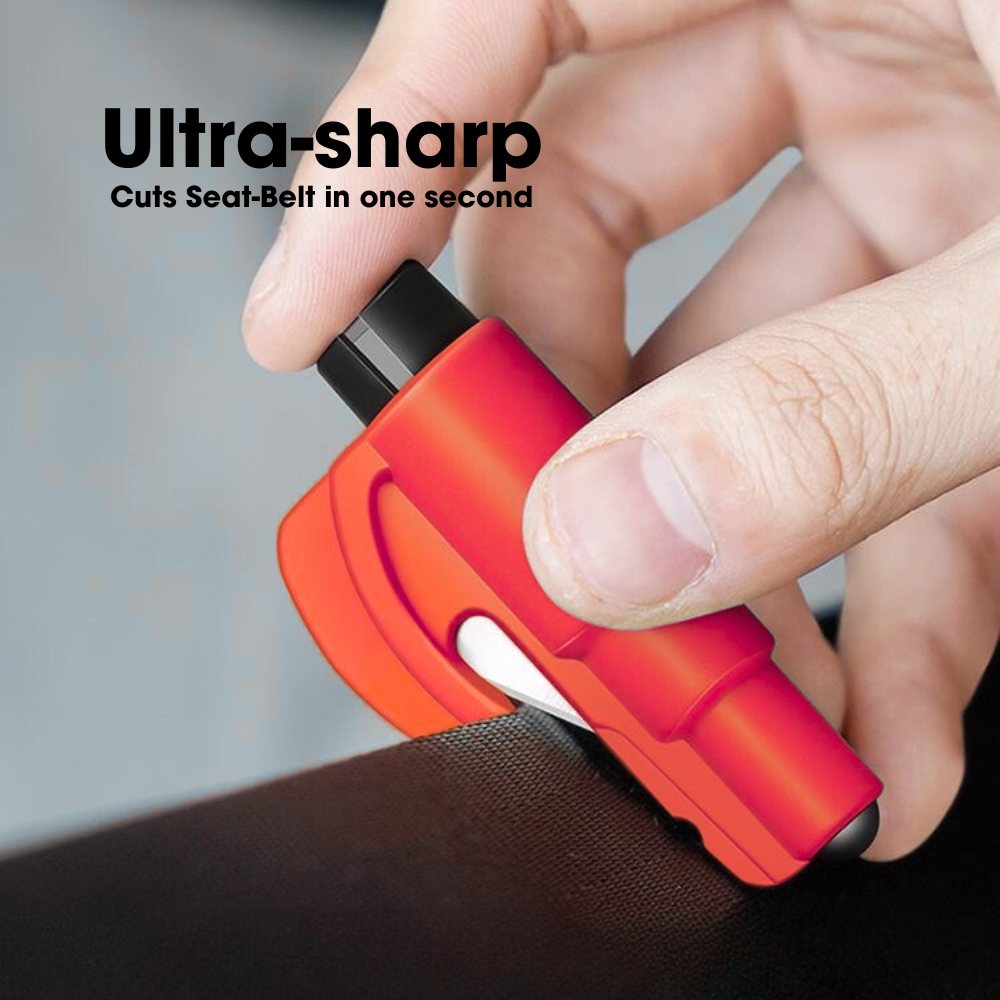 LifeKey™ Safety Tool – Instant Window Breaker & Seat-Belt Cutter